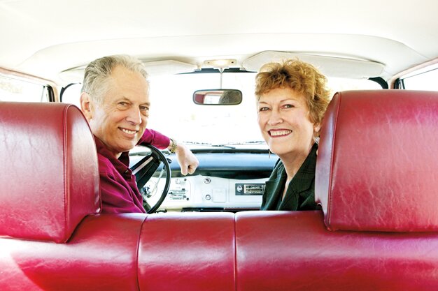 Larry Moore of Larry’s Auto Works with his wife Laurie
